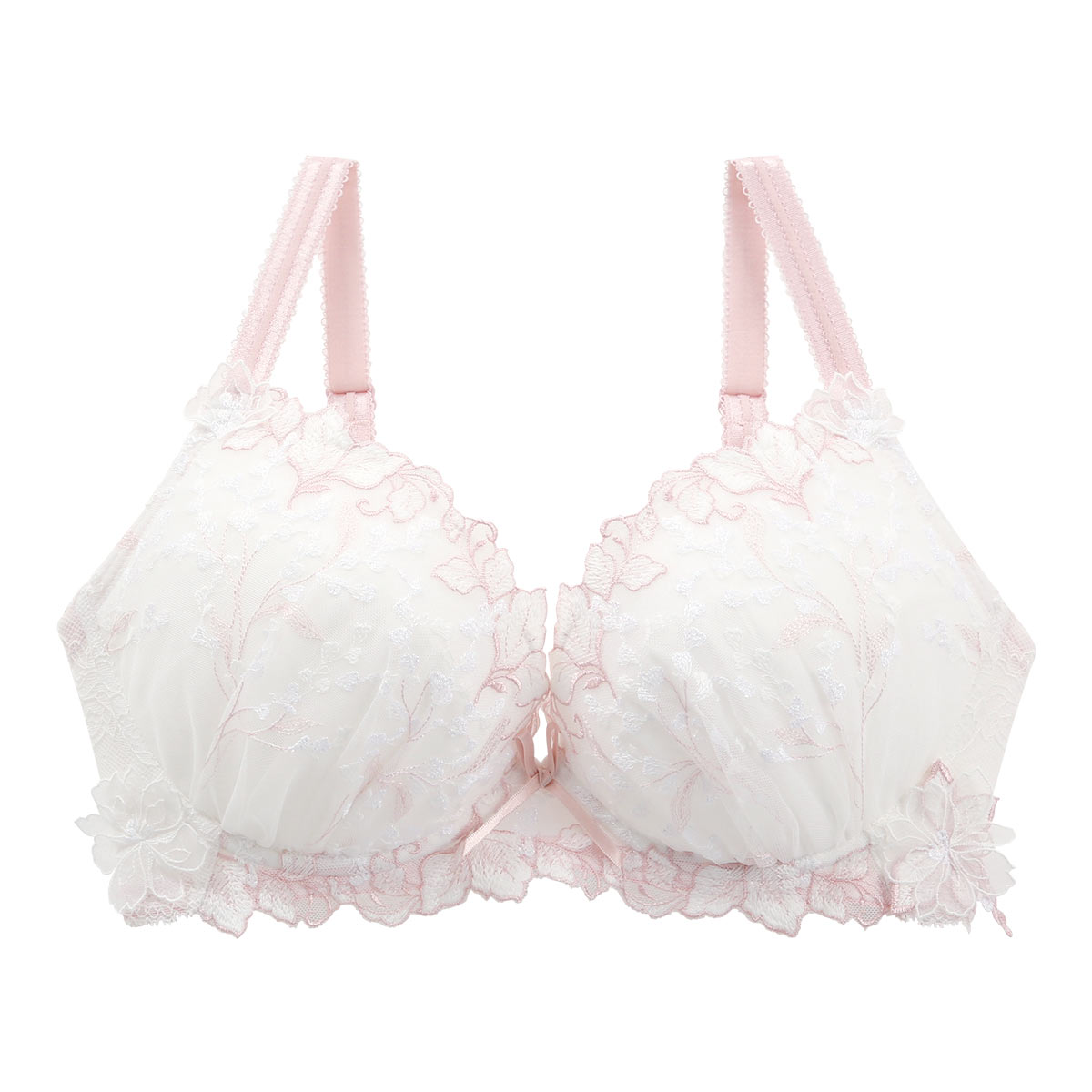 リサマリ Risa Magli レーヌ Reine ロマーヌ 3/4カップ ブラジャー GH 単品(WH-ホワイト-G65)