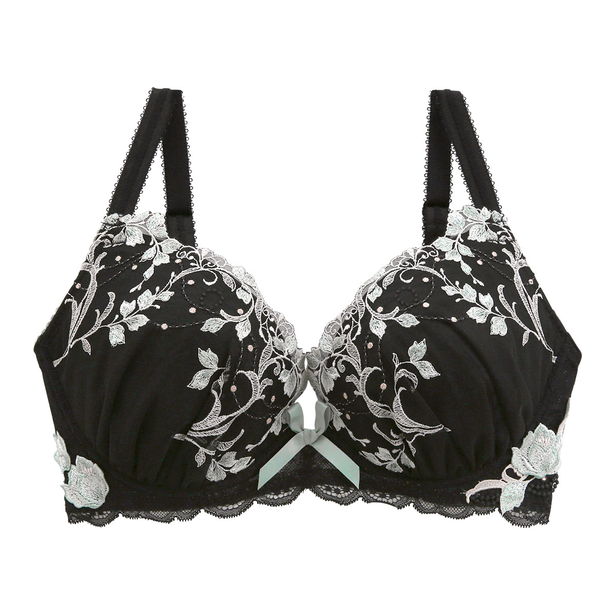 リサマリ Risa Magli レーヌ Reine アナベル 3/4カップ ブラジャー GH 単品(BK-ブラック-G65)