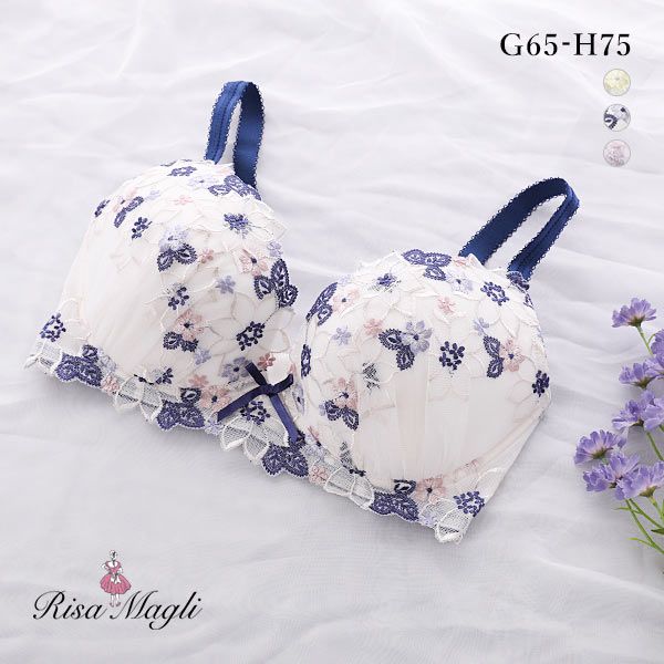 50%OFF リサマリ Risa Magli カモミーユ ブラジャー GH グラマーブラ 単品 50%OFF リサマリ Risa Magli カモミーユ ブラジャー GH グラマーブラ 単品
