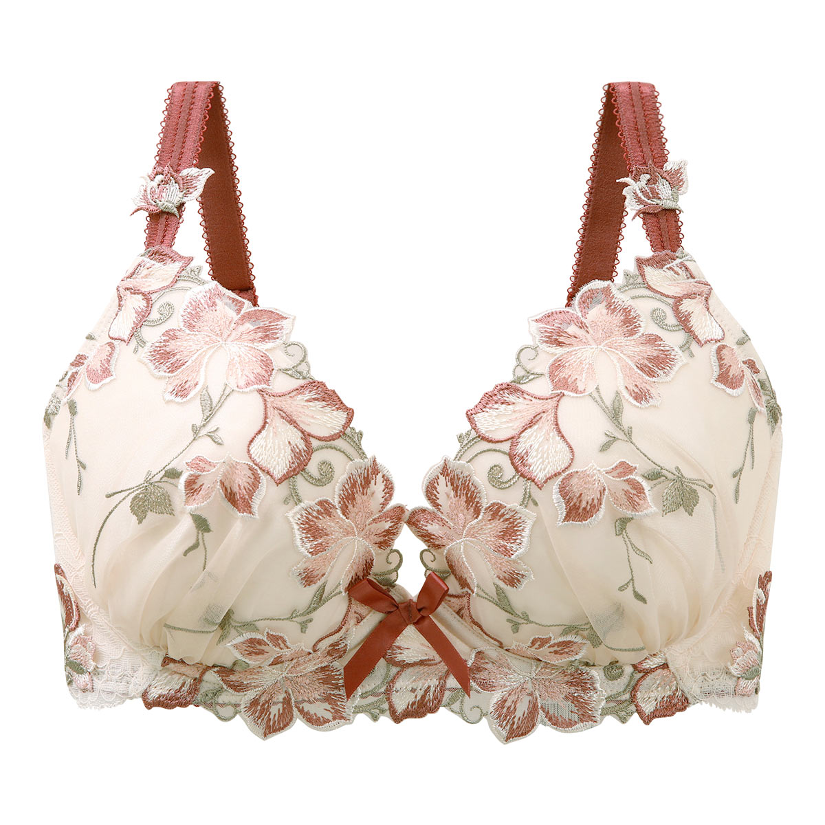 リサマリ Risa Magli レーヌ Reine クレモンス 3/4カップ ブラジャー GH 単品(RO-ローズ-G65)