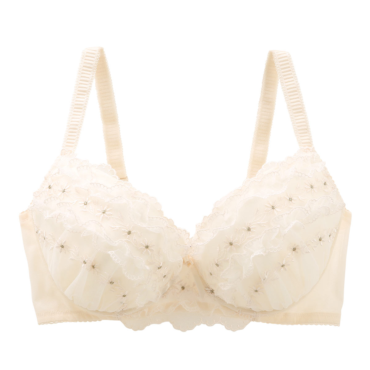 リサマリ Risa Magli ラーラ ブラジャー GH 大きいサイズ 単品(IV-アイボリー-G65)