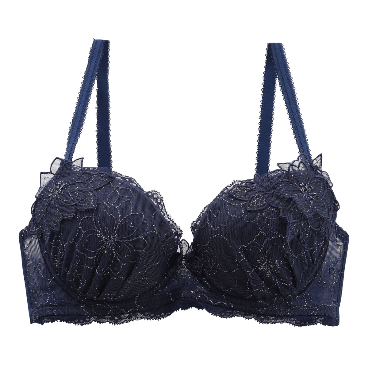 リサマリ Risa Magli ジョエル ブラジャー EF 谷間ブラ 単品(NV-ネイビー-E65)