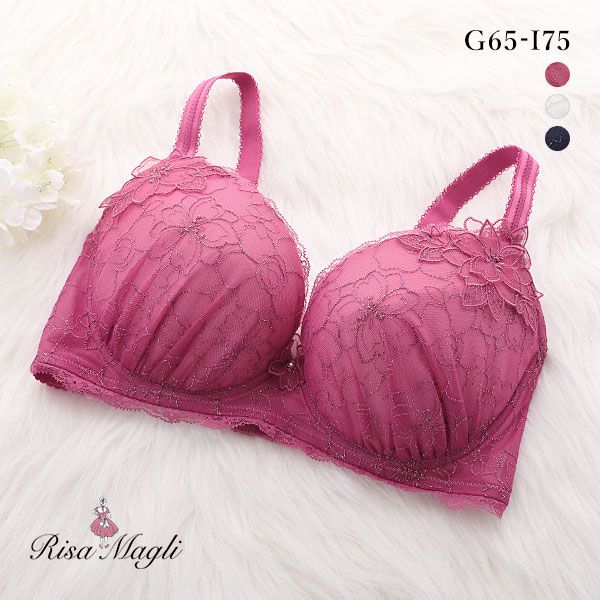 リサマリ Risa Magli ジョエル 3/4カップ ブラジャー GHI 大きいサイズ 単品