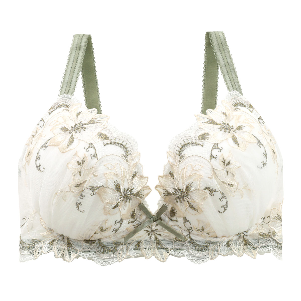 リサマリ Risa Magli レーヌ Reine フュシア 3/4カップ ブラジャー GH 単品(IV-アイボリー-G65)