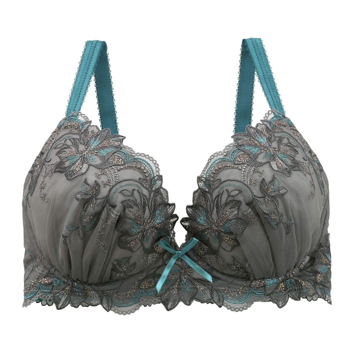 リサマリ Risa Magli レーヌ Reine フュシア 3/4カップ ブラジャー GH 単品(GY-グレー-G65)