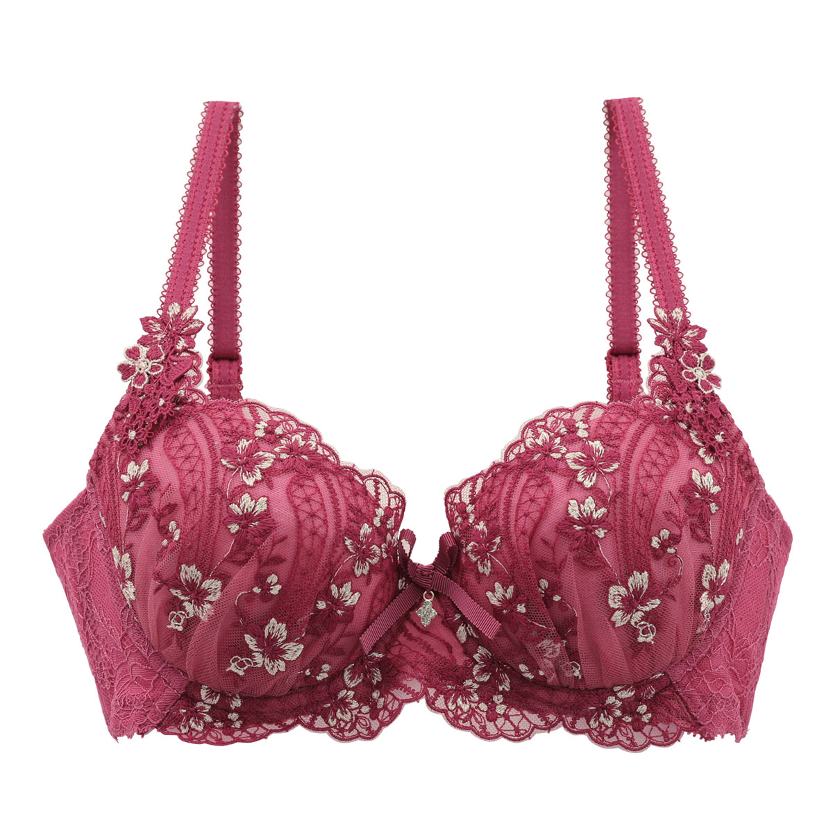 リサマリ Risa Magli レーヌ Reine フェリシテ ブラジャー EF 脇高ブラ 単品(RO-ローズ-E65)