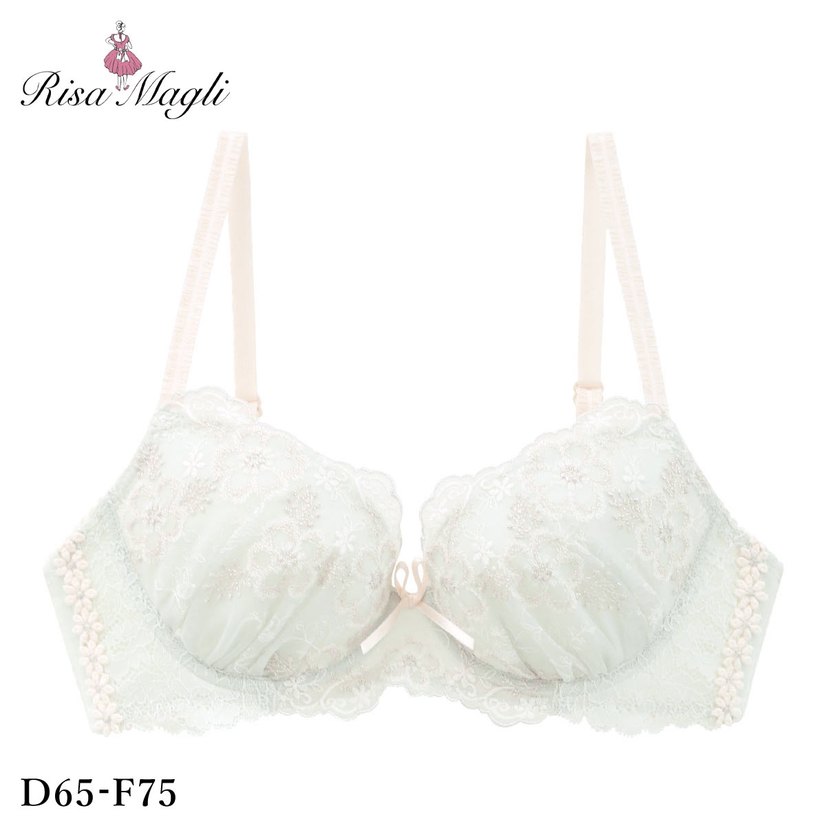 リサマリ ティニー ブラジャー DEF スウィートリッチ Sweet Rich Risa Magli 大きいサイズ(MI-ミント-D65)