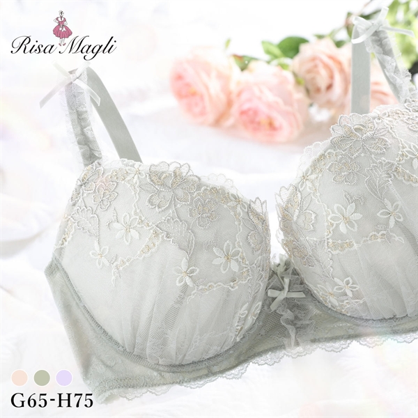 リサマリ セーヌ ブラジャー Glamor Bra グラマーブラ バストアップタイプ GH 大きいサイズ Risa Magli