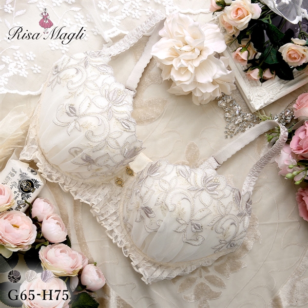 リサマリ ナタリー 3/4カップ ブラジャー GH グラマーブラ バストアップタイプ Glamor Bra 大きいサイズ Risa Magli