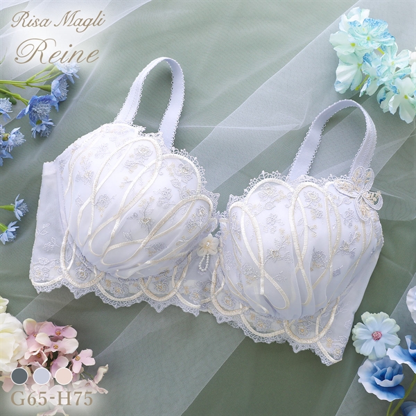 リサマリ レーヌ ティターニア 3/4カップ ブラジャー GH 大きいサイズ Risa Magli Reine