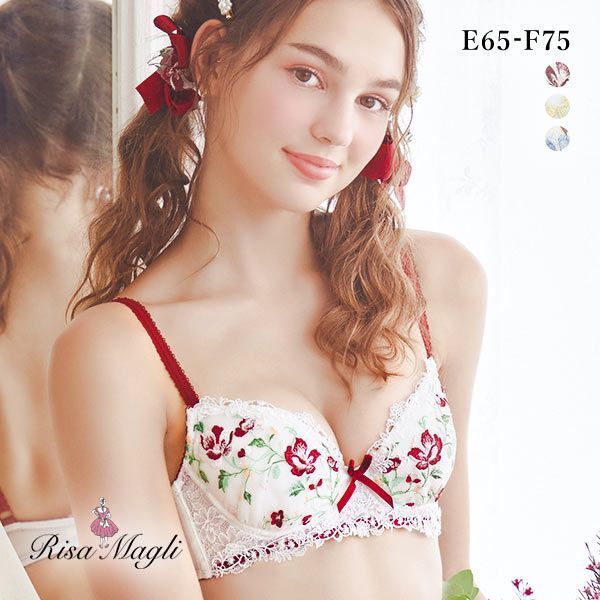 リサマリ Risa Magli ミステル 3/4カップ ブラジャー EF 谷間ブラ 単品