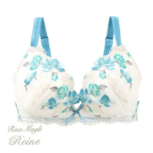 リサマリ Risa Magli レーヌ Reine セレスト 3/4カップ ブラジャー GHI 単品