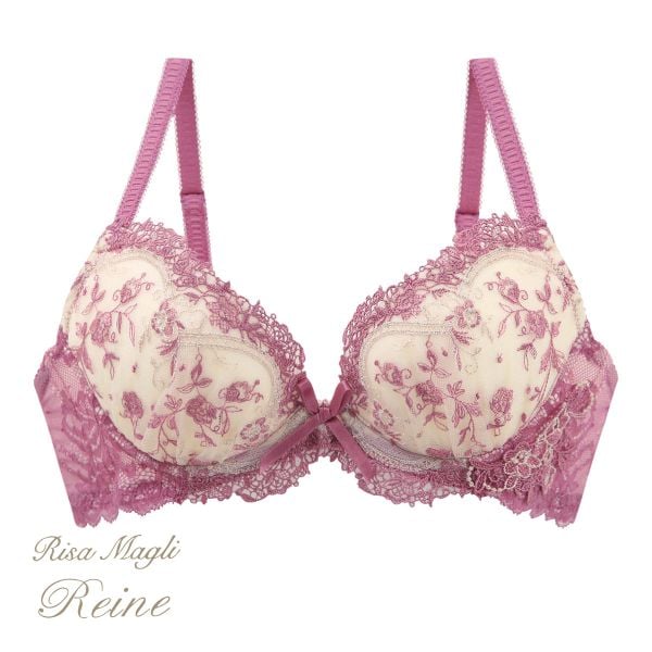 リサマリ Risa Magli レーヌ Reine アリアンナ 3/4カップ ブラジャー EF 谷間ブラ 大きいサイズ 単品