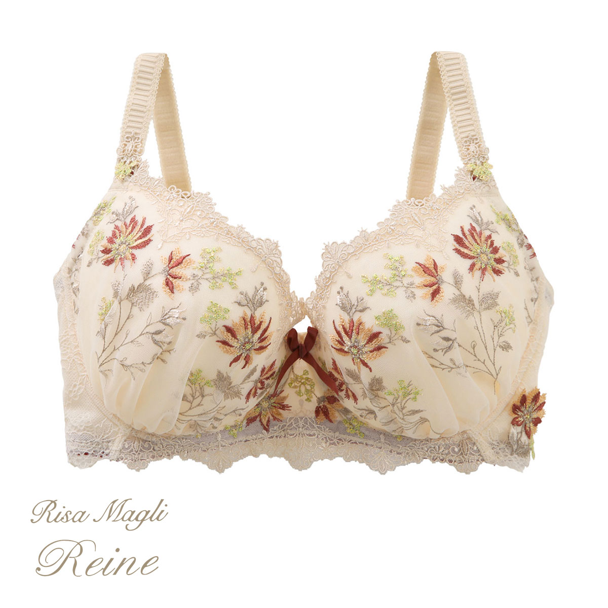 リサマリ Risa Magli レーヌ Reine フレデリカ ブラジャー GH 単品(BE-ベージュ-G65)