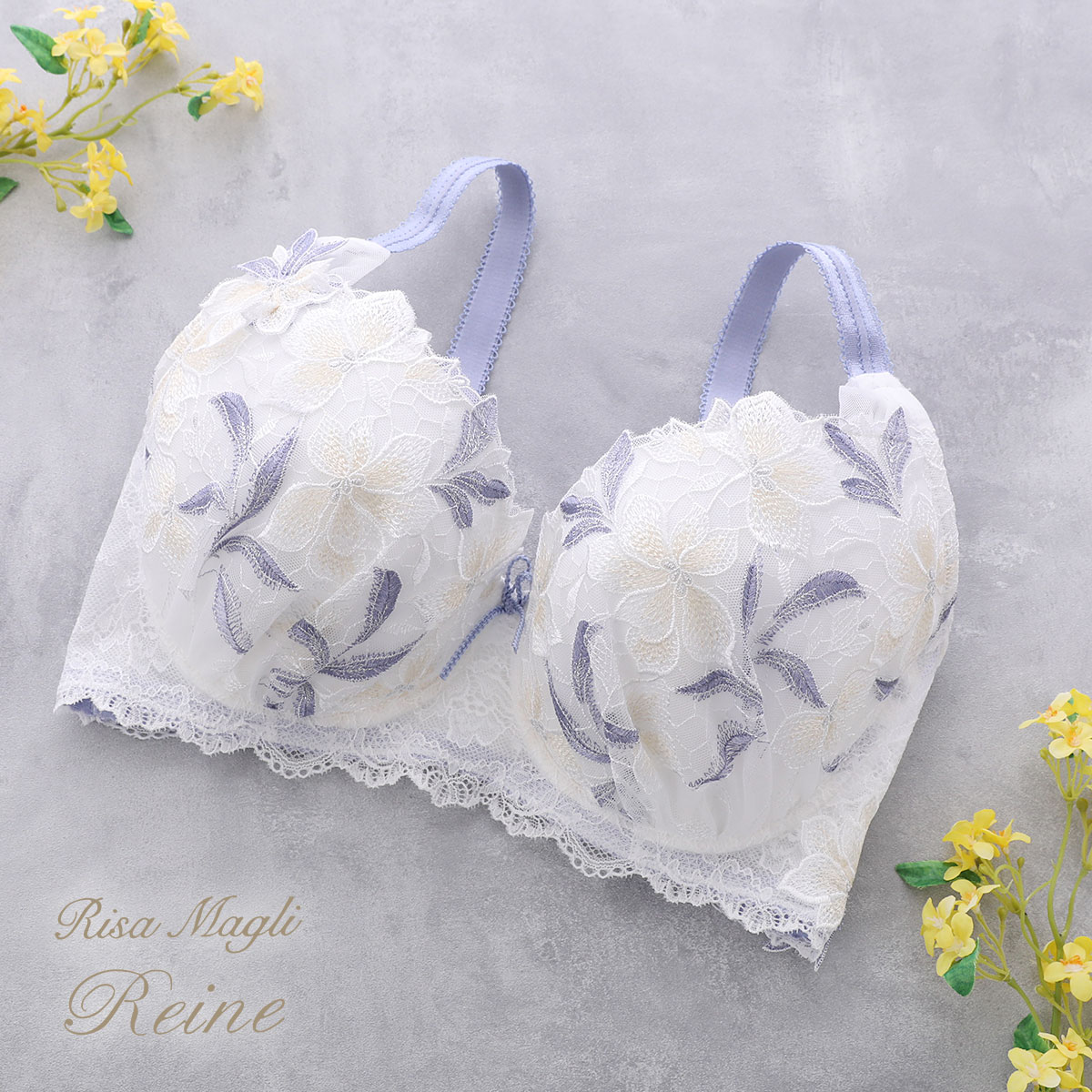 リサマリ Risa Magli レーヌ Reine ケリー ブラジャー GH 単品(WH-ホワイト-G65)