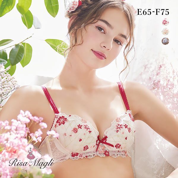 リサマリ Risa Magli ハーパー ブラジャー EF 谷間ブラ 大きいサイズ 単品