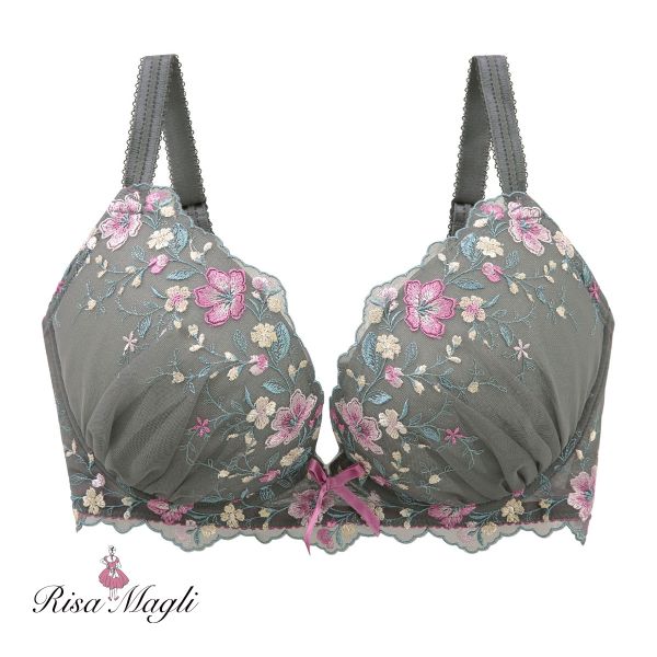 リサマリ Risa Magli シェンナ ブラジャー GHI 大きいサイズ グラマーブラ サイドすっきり 単品