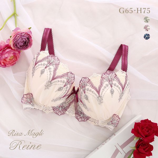 リサマリ レーヌ シェール ブラジャー GH 谷間ブラ Risa Magli Reine