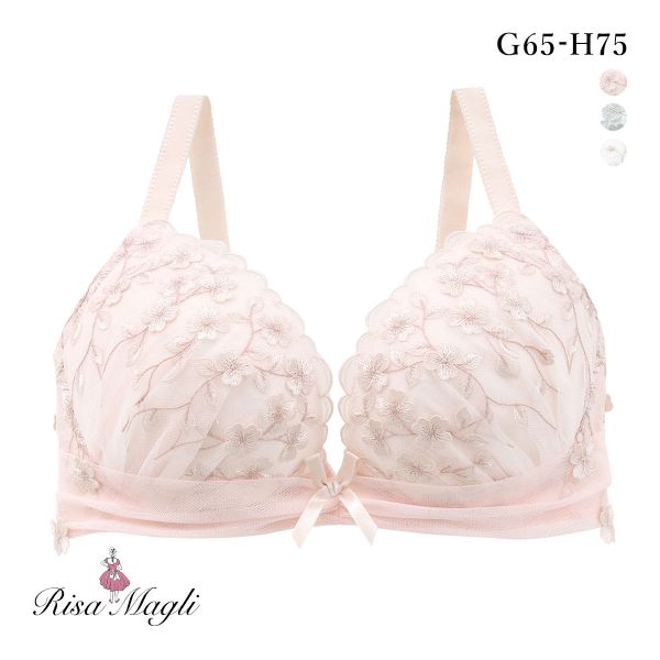 リサマリ マリーナ ブラジャー GHI グラマーブラ 大きいサイズ サイドすっきり Risa Magli