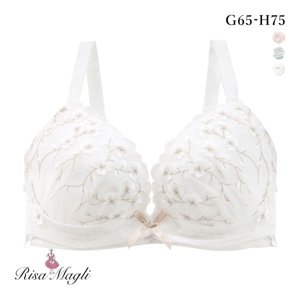 リサマリ マリーナ ブラジャー GHI グラマーブラ 大きいサイズ サイドすっきり Risa Magli