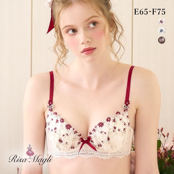 リサマリ Risa Magli ティナ 3/4カップ ブラジャー EF 谷間ブラ 単品