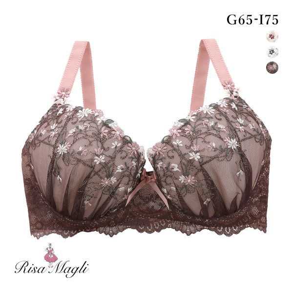 リサマリ Risa Magli ティナ ブラジャー GHI グラマーブラ 大きいサイズ 単品