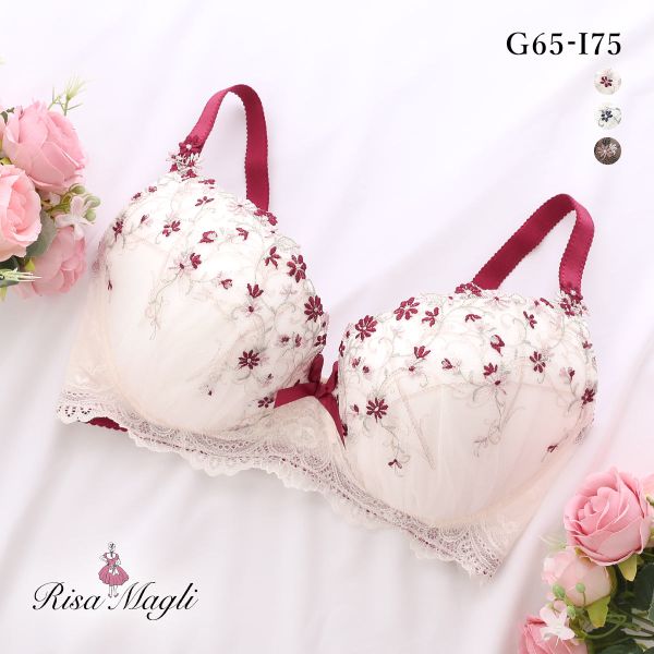 30%OFF リサマリ Risa Magli ティナ ブラジャー GHI グラマーブラ 大きいサイズ 単品 30%OFF リサマリ Risa Magli ティナ ブラジャー GHI グラマーブラ 大きいサイズ 単品