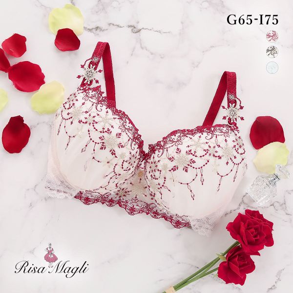 リサマリ グレッタ ブラジャー GHI 大きいサイズ Risa Magli リサマリ グレッタ ブラジャー GHI 大きいサイズ Risa Magli