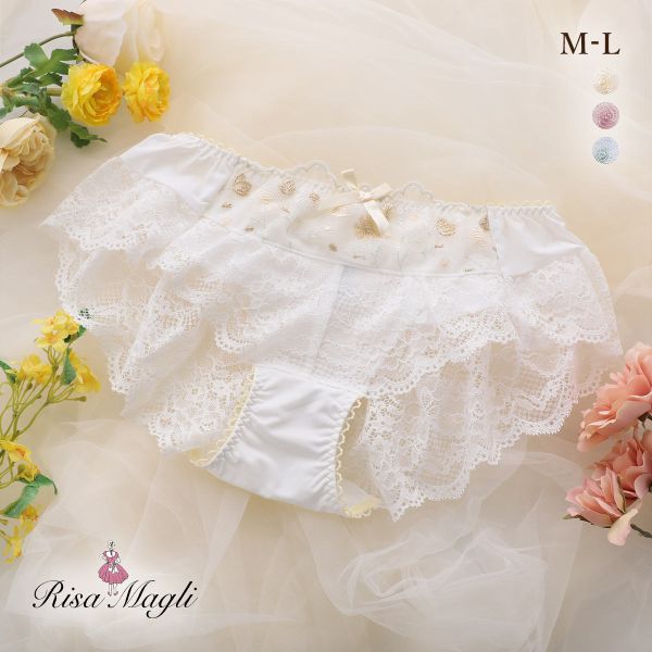 リサマリ ミリ フレアショーツ バックレース Risa Magli
