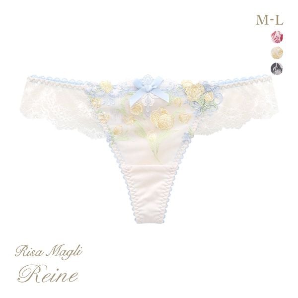 リサマリ レーヌ ラリッサ ショーツ Tバック バックレース タンガ ソング Risa Magli Reine