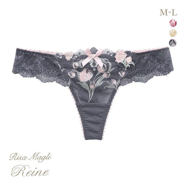 リサマリ レーヌ ラリッサ ショーツ Tバック バックレース タンガ ソング Risa Magli Reine