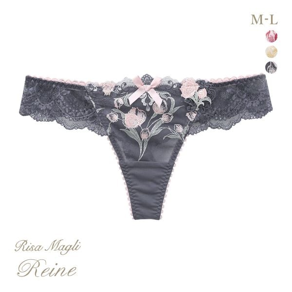 リサマリ レーヌ ラリッサ ショーツ Tバック バックレース タンガ ソング Risa Magli Reine