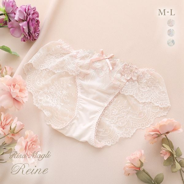 リサマリ レーヌ アデリーノ レース ショーツ Risa Magli Reine