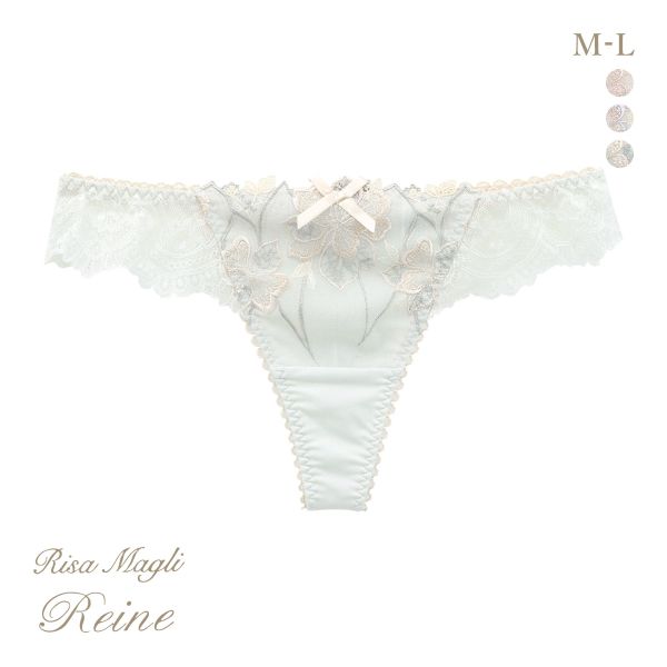 リサマリ レーヌ アデリーノ ショーツ Tバック タンガ ソング バックレース Risa Magli Reine