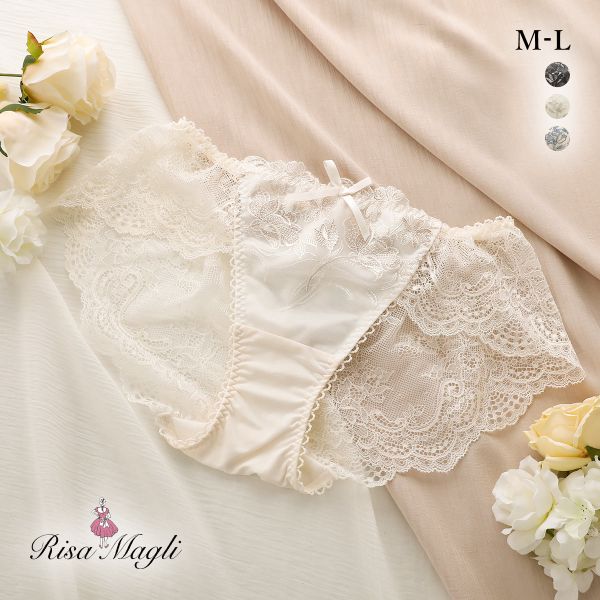 【メール便(5)】 リサマリ リアナ レースショーツ バックレース Risa Magli 【メール便(5)】 リサマリ リアナ レースショーツ バックレース Risa Magli