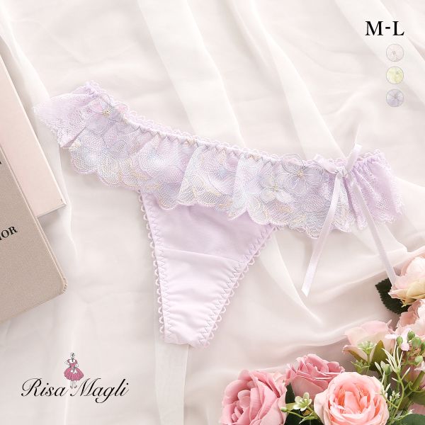 リサマリ マティア Tバック ショーツ タンガ ソング ML Risa Magli