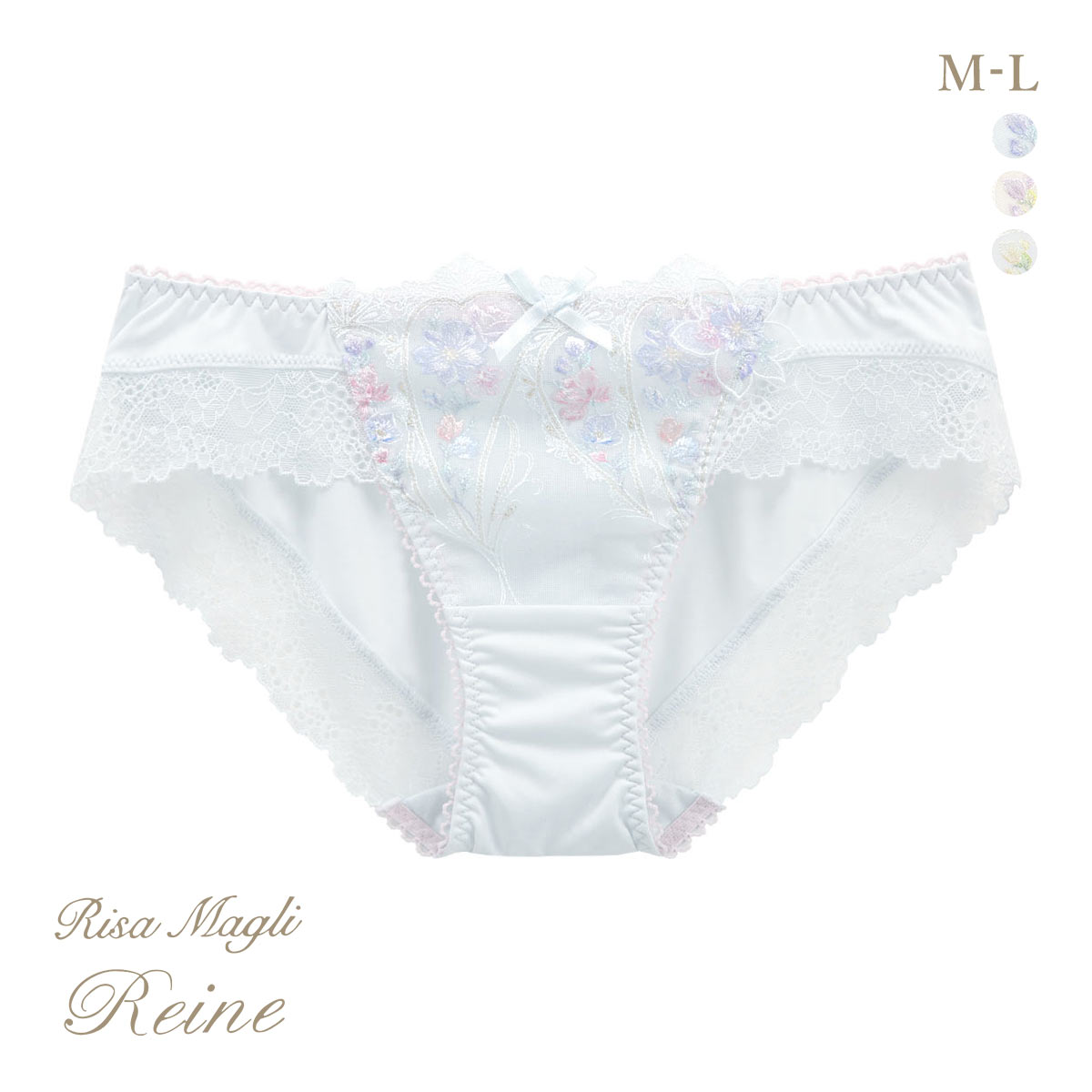 リサマリ レーヌ フロリタ ノーマル ショーツ Risa Magli Reine(SX-サックス-M)