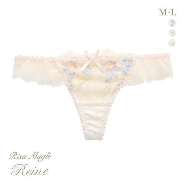 リサマリ レーヌ フロリタ ショーツ Tバック バックレース Risa Magli Reine