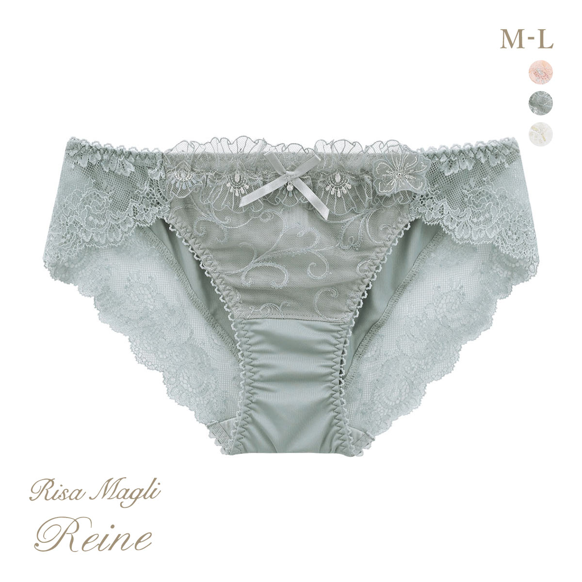 リサマリ レーヌ リタ ノーマル ショーツ Risa Magli Reine(GR-グリーン-M)