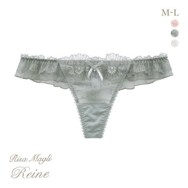 リサマリ レーヌ リタ ショーツ Tバック バックレース タンガ ソング Risa Magli Reine