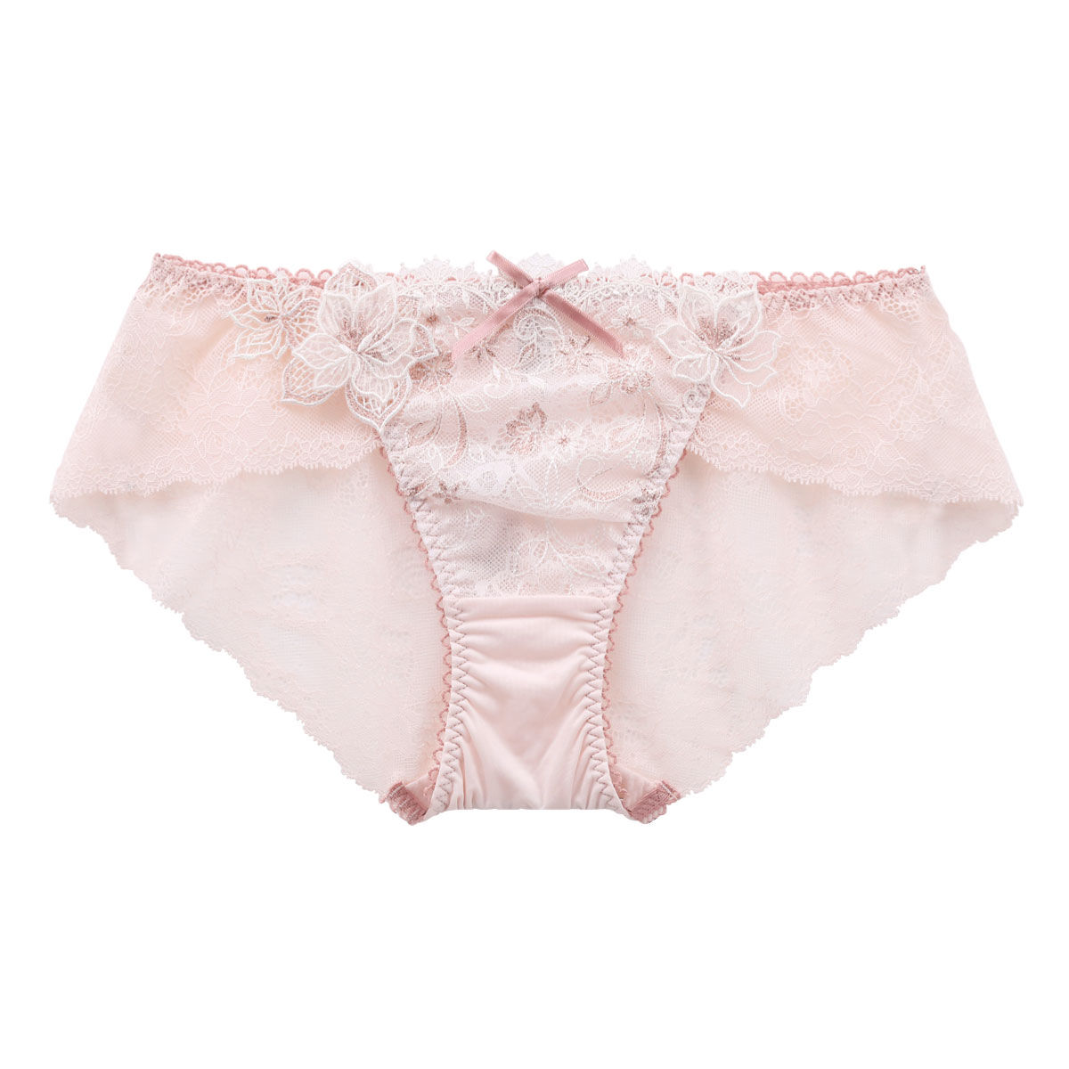 リサマリ Risa Magli レーヌ Reine ハリエット ショーツ バックレース 単品(PI-ピンク-M)