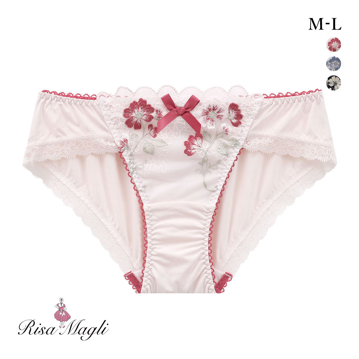 リサマリ プティット ショーツ ノーマル Risa Magli(RE-レッド-M)