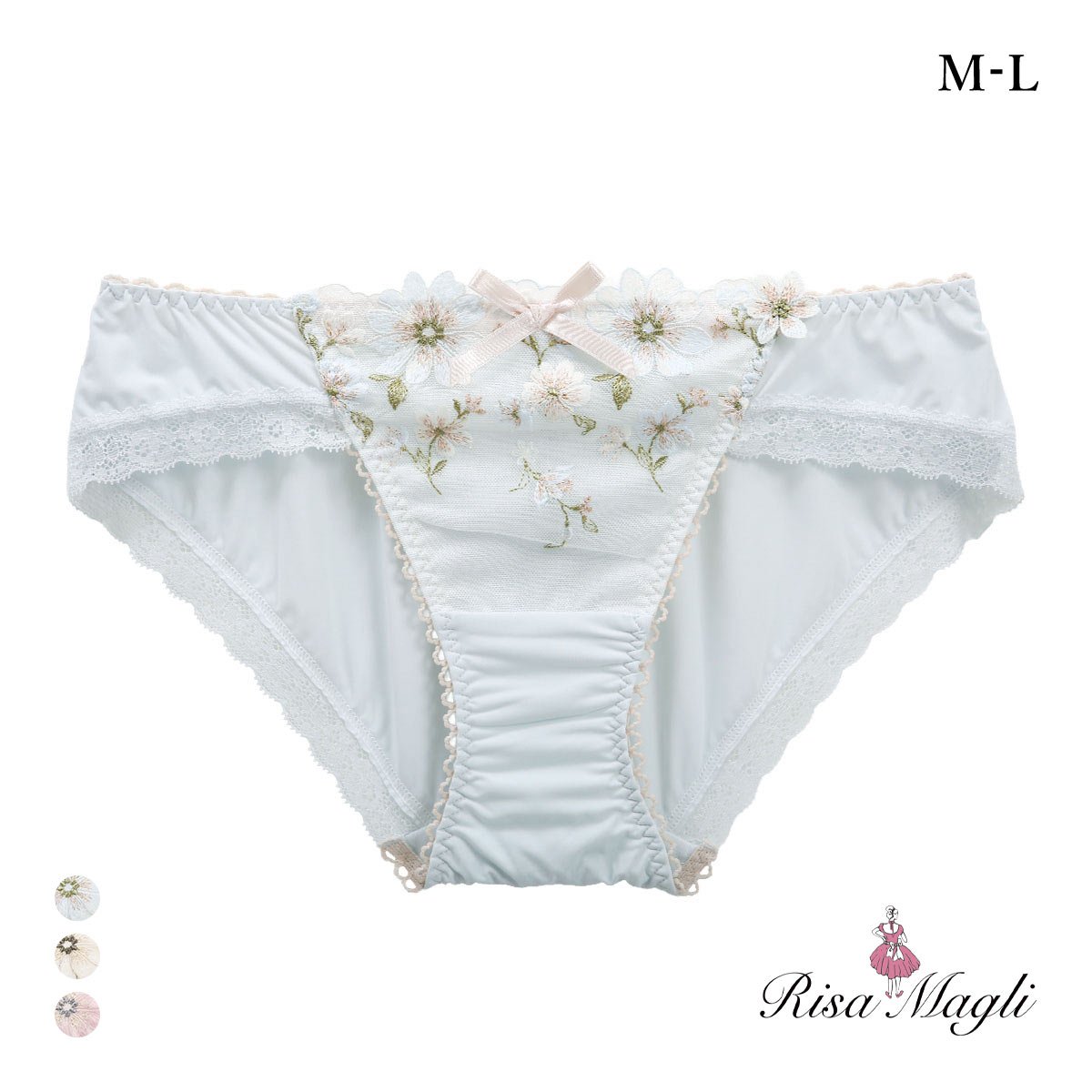 リサマリ アルマ ノーマル ショーツ Risa Magli(SX-サックス-M)