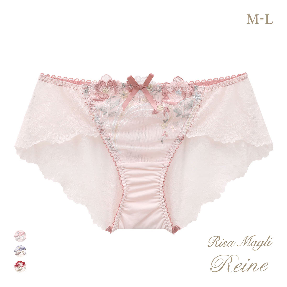 リサマリ レーヌ サリー レース ショーツ Risa Magli Reine(PI-ピンク-M)