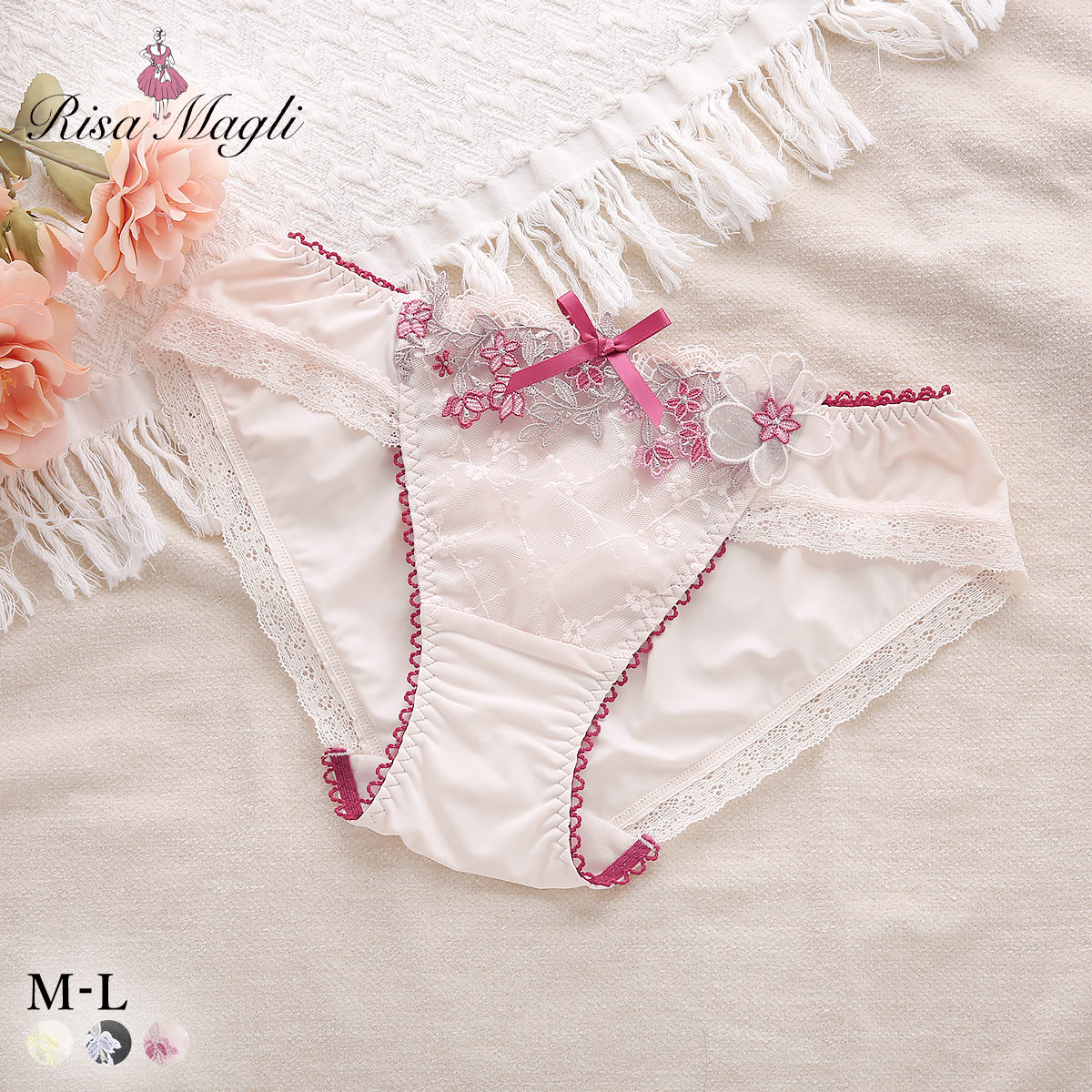 リサマリ ジニー ノーマル ショーツ Risa Magli(RO-ローズ-M)