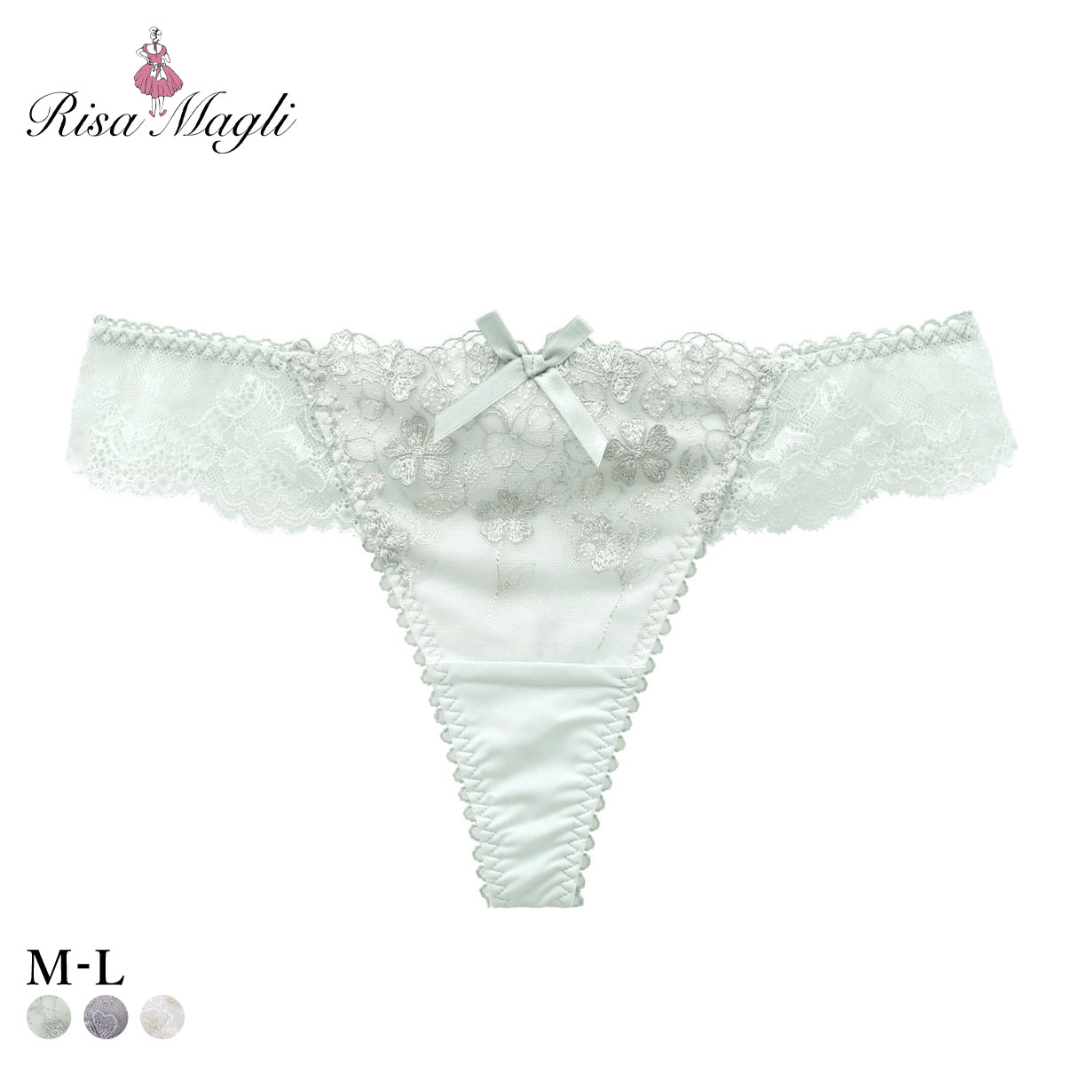 リサマリ ドーラ Tバック ショーツ タンガ ソング ML Risa Magli(MI-ミント-M)