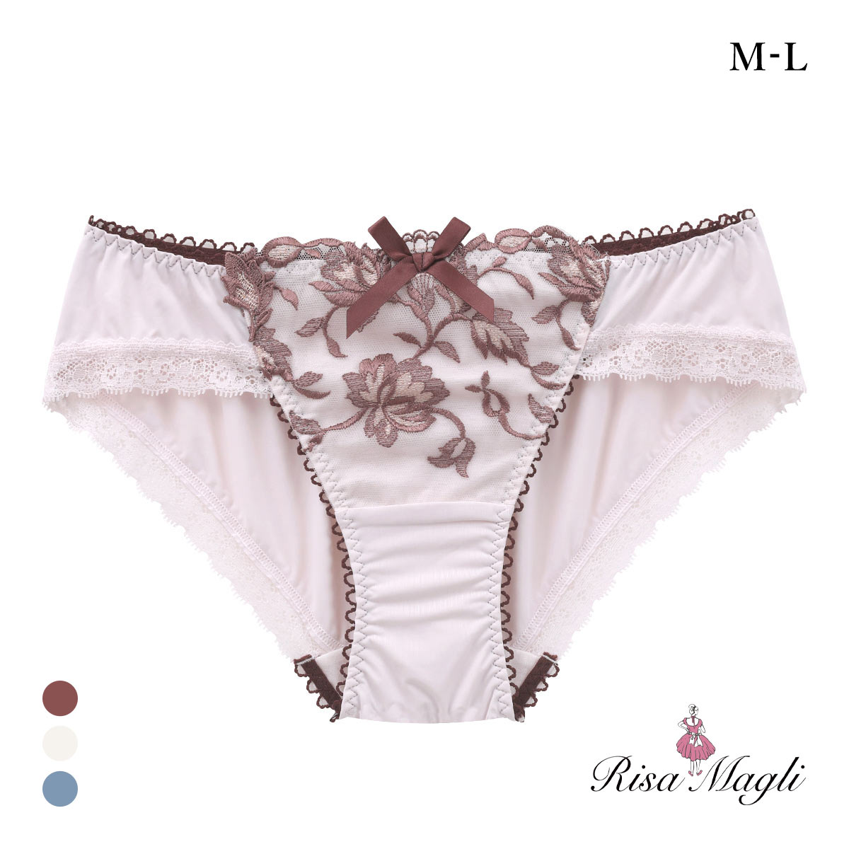 リサマリ エレノア ノーマル ショーツ Risa Magli(BR-ブラウン-M)