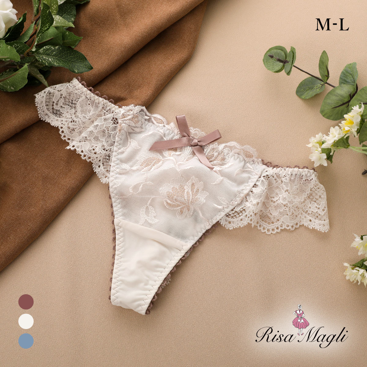 リサマリ エレノア Tバック ショーツ タンガ ソング ML Risa Magli