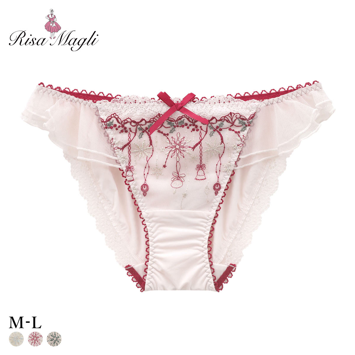 リサマリ ルビー ノーマル ショーツ Risa Magli(RE-レッド-M)