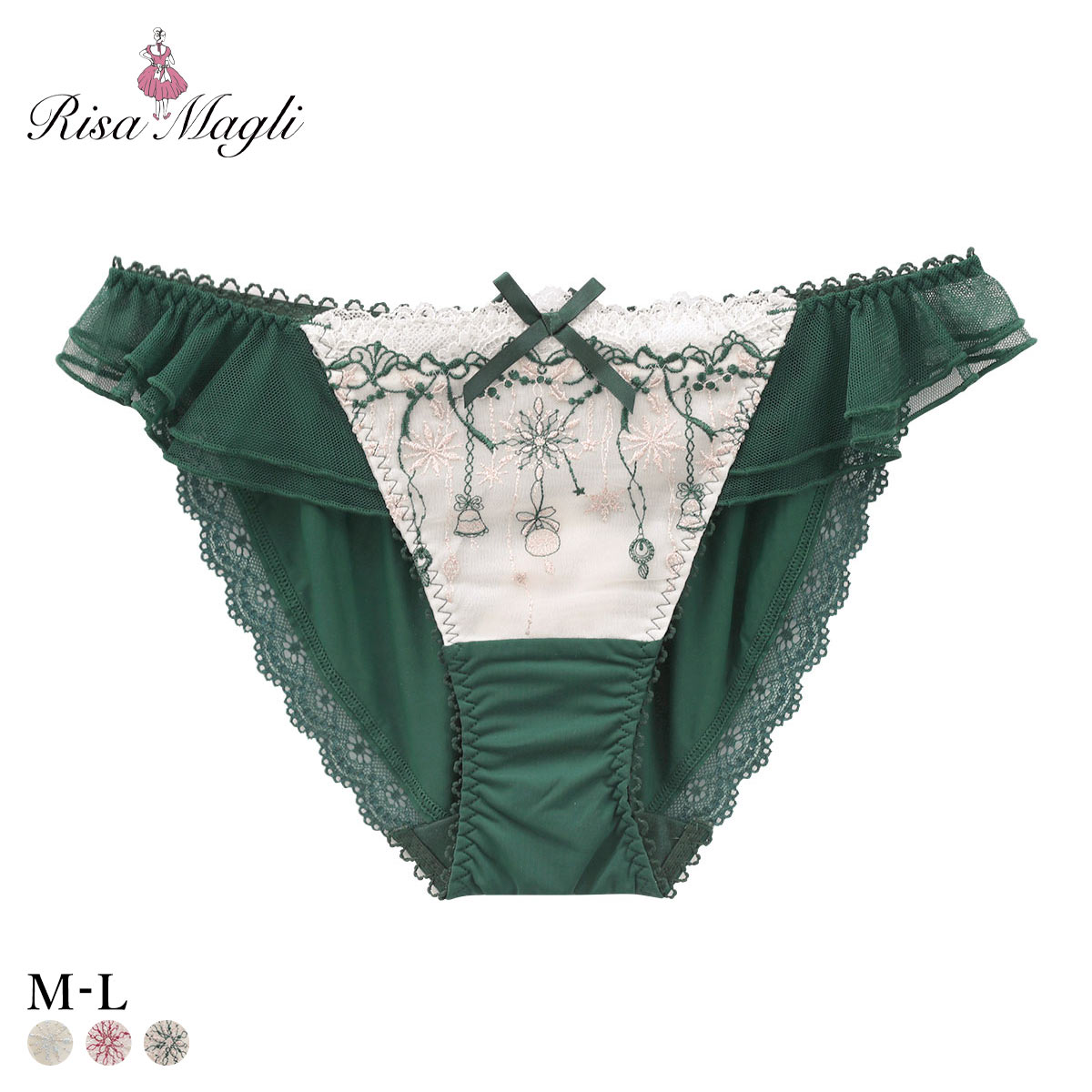 リサマリ ルビー ノーマル ショーツ Risa Magli(GR-グリーン-M)